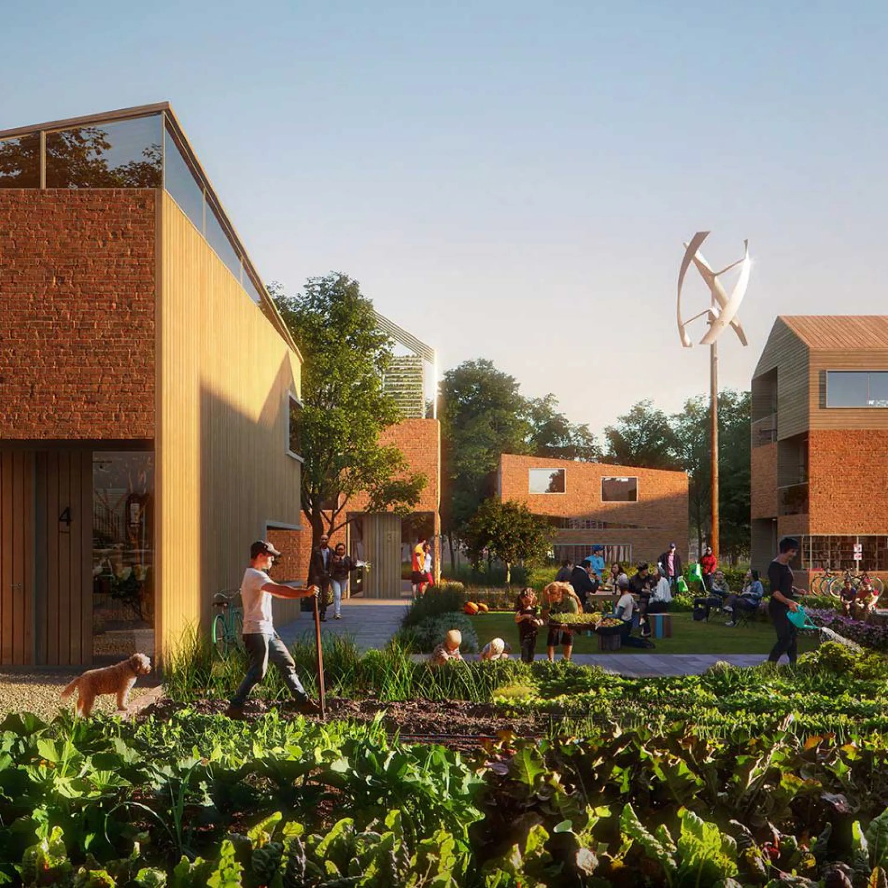 Close-up of urban farms in Brainport Smart District.